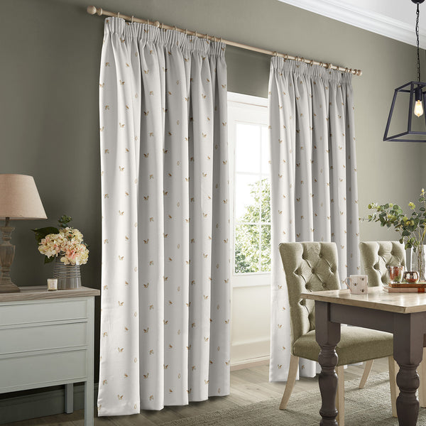 Sophie Allport Owls Off White Made To Measure Curtains