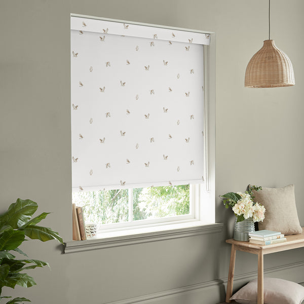 Sophie Allport Owls Off White Made To Measure Roller Blind