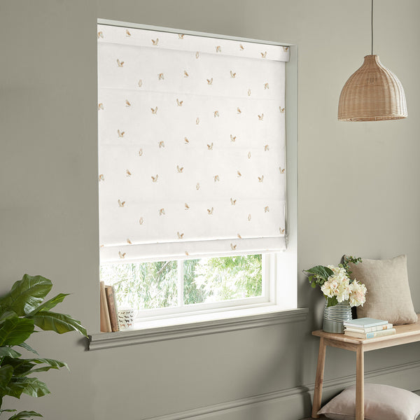 Sophie Allport Owls Off White Made To Measure Roman Blind