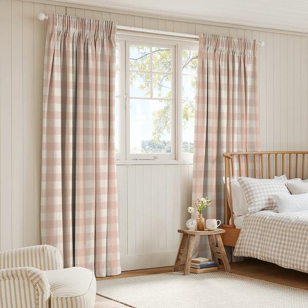 Sophie Allport Pink Gingham Made To Measure Curtains