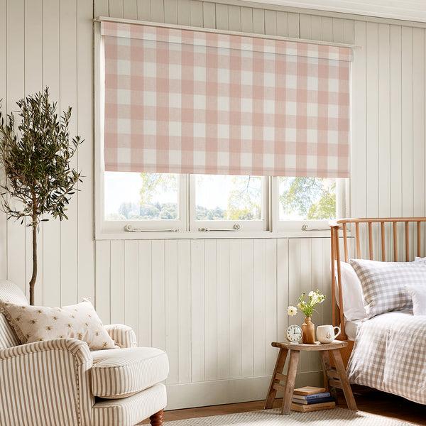Sophie Allport Pink Gingham Made To Measure Roller Blind