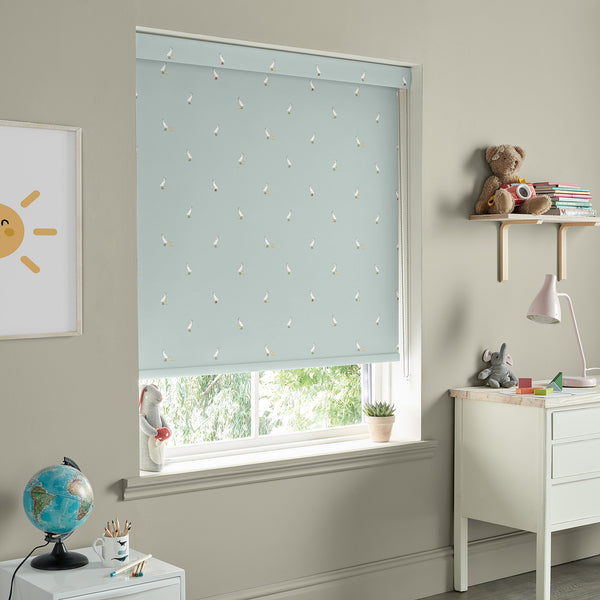 Sophie Allport Runner Duck Blue Made To Measure Roller Blind
