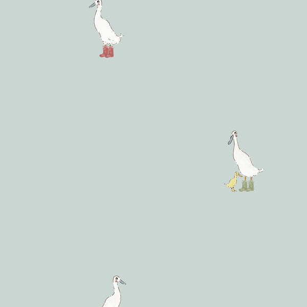 Sophie Allport Runner Duck Blue Made To Measure Roman Blind