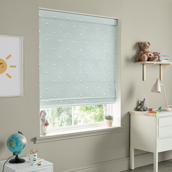 Sophie Allport Runner Duck Blue Made To Measure Roman Blind