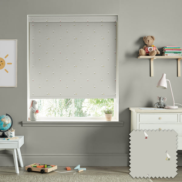 Sophie Allport Runner Duck Grey Made To Measure Roller Blind