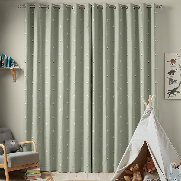 Sophie Allport Runner Duck Sage Green Made To Measure Curtains
