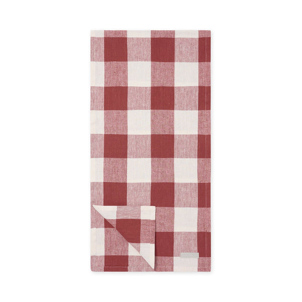 Sophie Allport Rustic Red Gingham Linen Table Runner