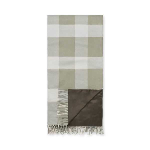 Sophie Allport Sage Green Gingham Woven Picnic Blanket