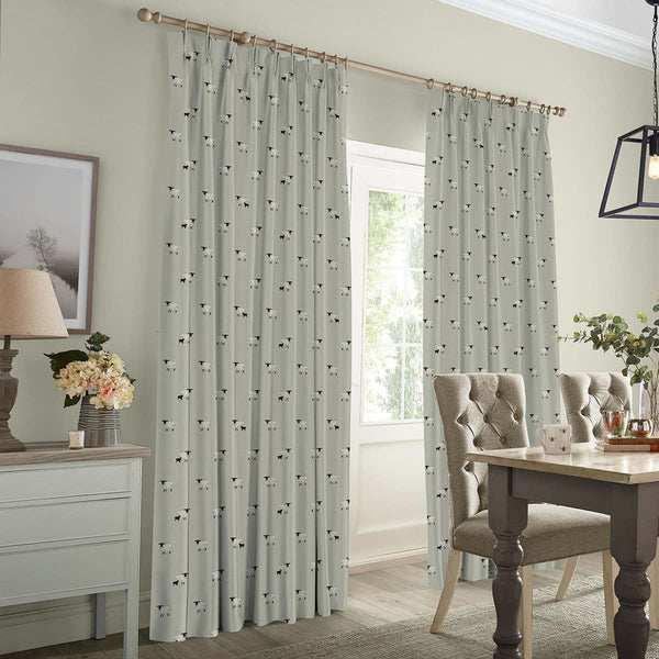 Sophie Allport Sheep Pebble Made To Measure Curtains