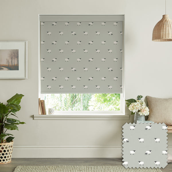 sophie allport Sheep Pebble Made to Measure Roller Blind