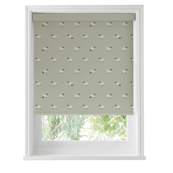 Sophie Allport Sheep Sage Made To Measure Roller Blind