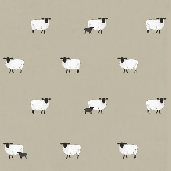 Sophie Allport Sheep Sand Made To Measure Roman Blind