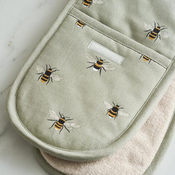 Sophie Allport Bees Double Oven Glove
