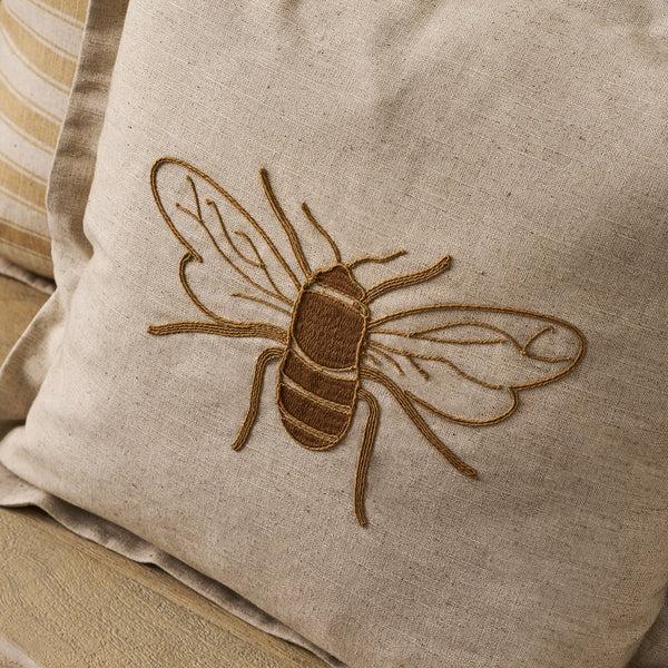 Sophie Allport Bees Embroidered Cushion