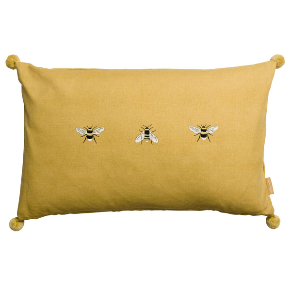 Sophie Allport Bees Embroidered Cushion