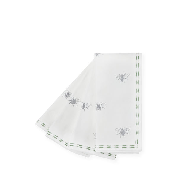 Sophie Allport Bees Embroidered Napkins (Set Of 4)