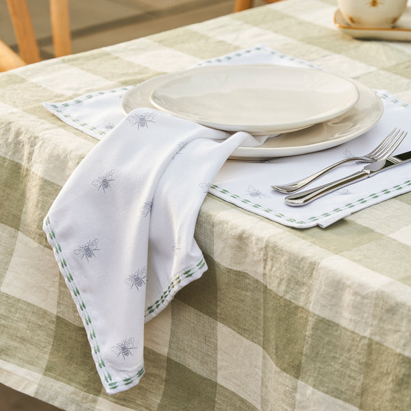 sophie allport Bees Embroidered Napkins (Set of 4)