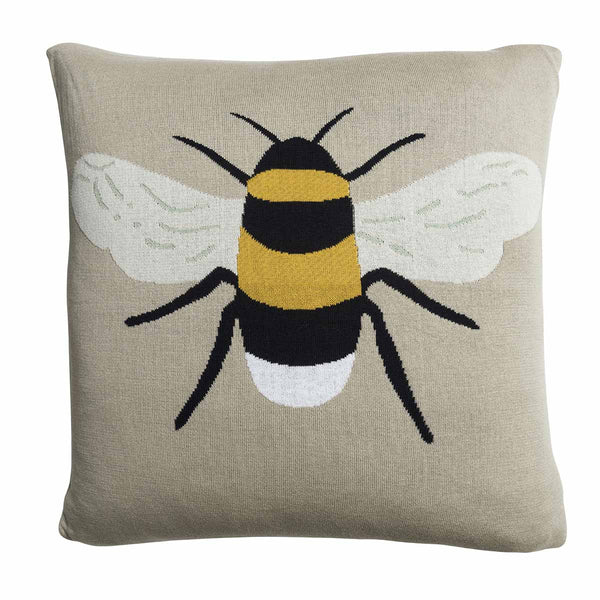 sophie allport Bees Knitted Cushion