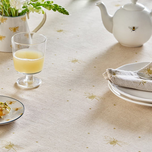 sophie allport Bees Linen Blend Tablecloth