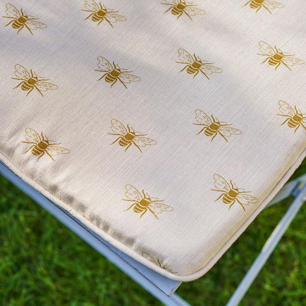 Sophie Allport Bees Linen Seat Cushion