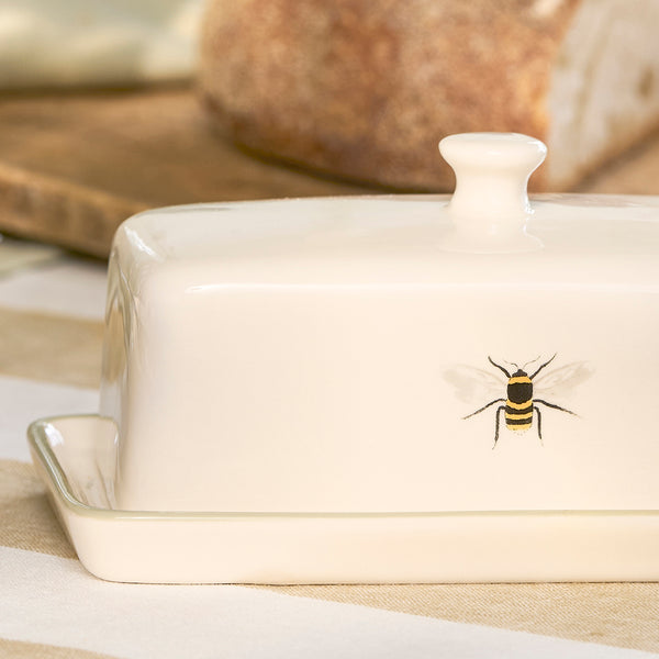 Sophie Allport Bees Stoneware Butter Dish