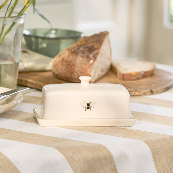 sophie allport Bees Stoneware Butter Dish
