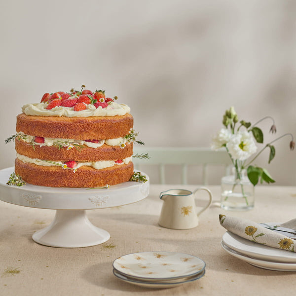 sophie allport Bees Stoneware Cake Stand