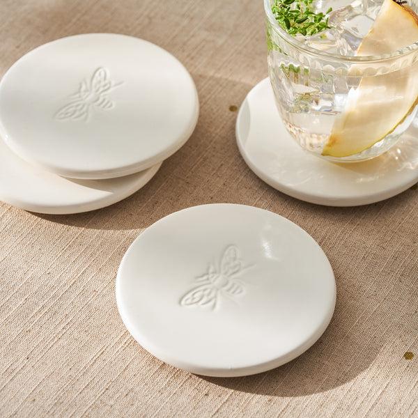 Sophie Allport Bees Stoneware Coasters (Set Of 4)