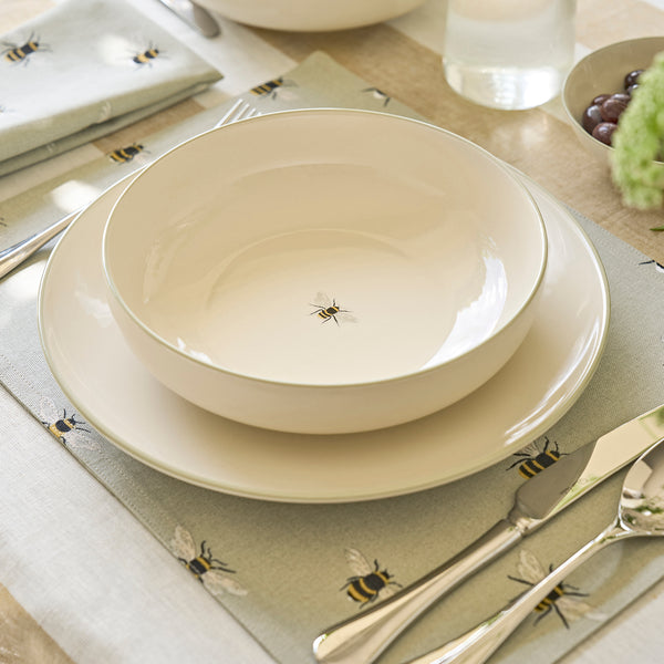 sophie allport Bees Stoneware Pasta Bowl