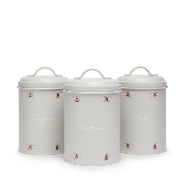 Sophie Allport Bees Storage Tins (Set Of 3)