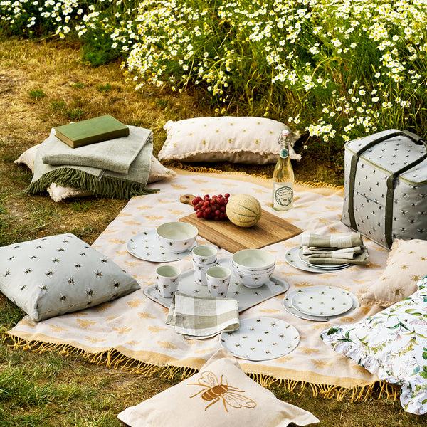 Sophie Allport Bees Tall Pocket Picnic Bag