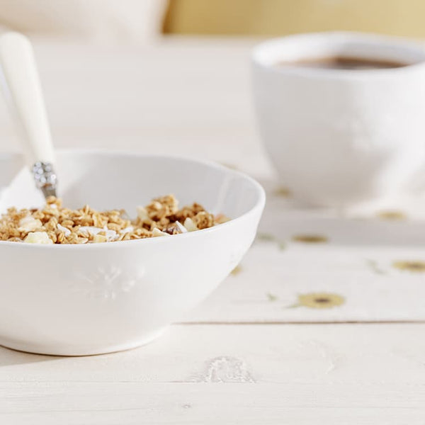 Sophie Allport Bees White Stoneware Dessert Bowl