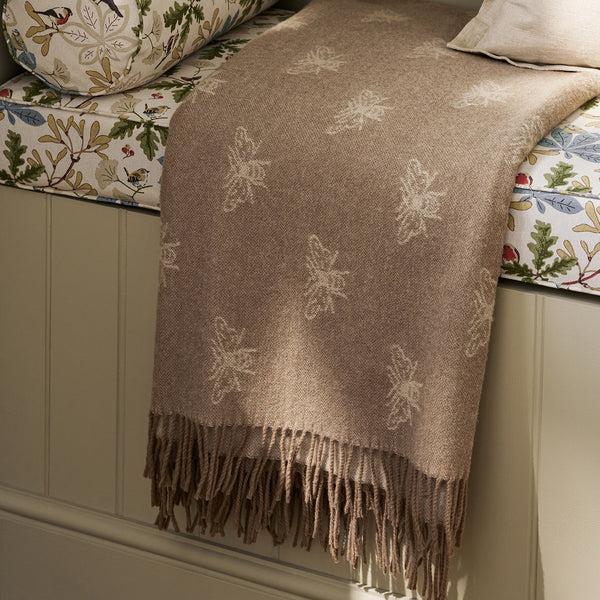 sophie allport Bees Wool Throw