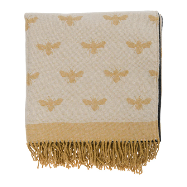 Sophie Allport Bees Woven Picnic Blanket