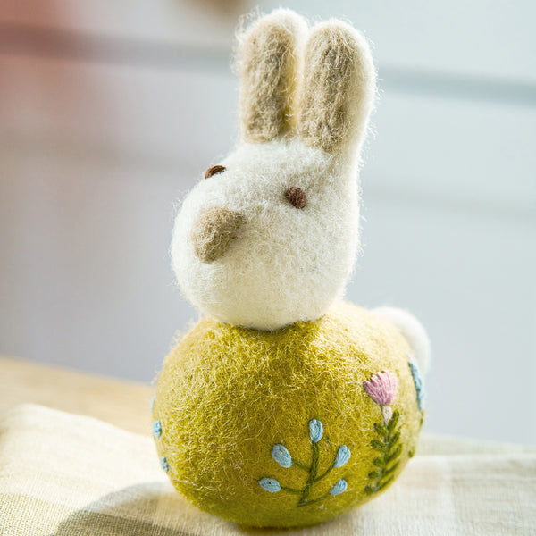 Sophie Allport Bunny Embroidered Felt Decoration