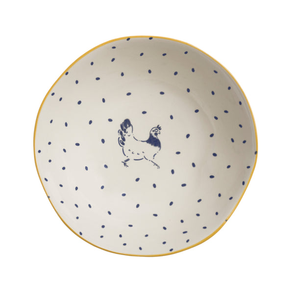 Sophie Allport Chicken Stoneware Nibbles Bowl