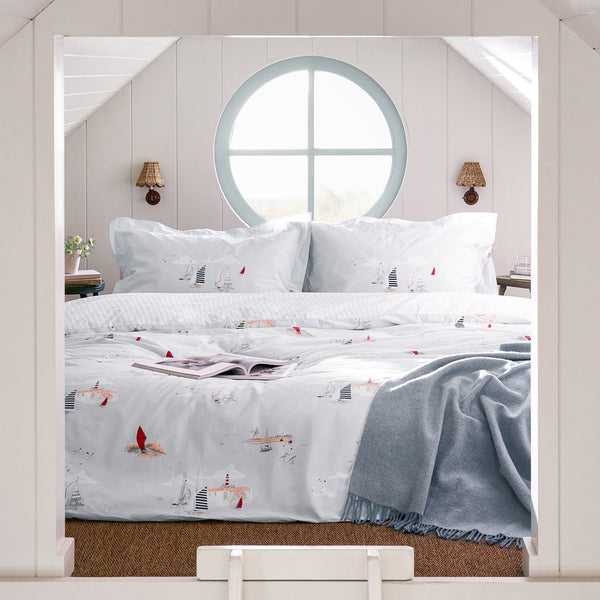 sophie allport Coastal Boats Bedding Set