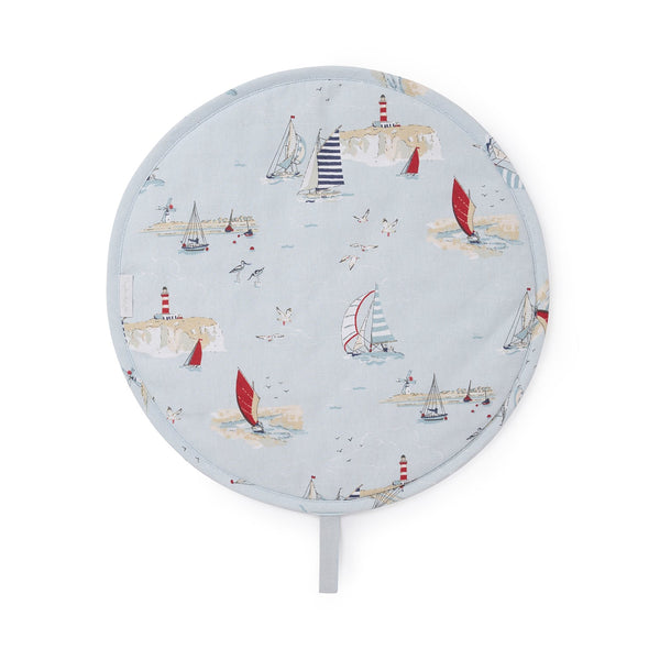 Sophie Allport Coastal Boats Circular Hob Cover