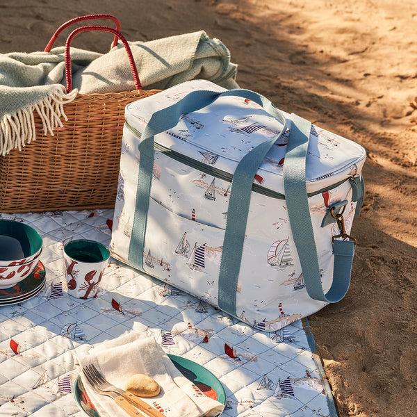sophie allport Coastal Boats Picnic Bag