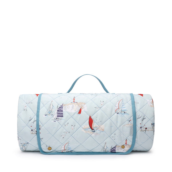 Sophie Allport Coastal Boats Picnic Blanket