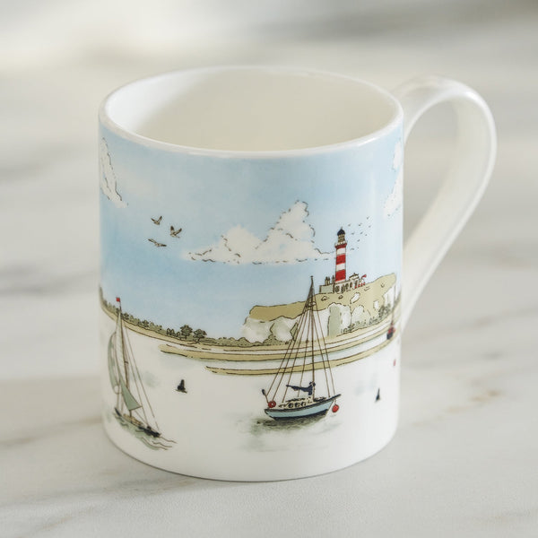 Sophie Allport Coastal Boats Scene Mug