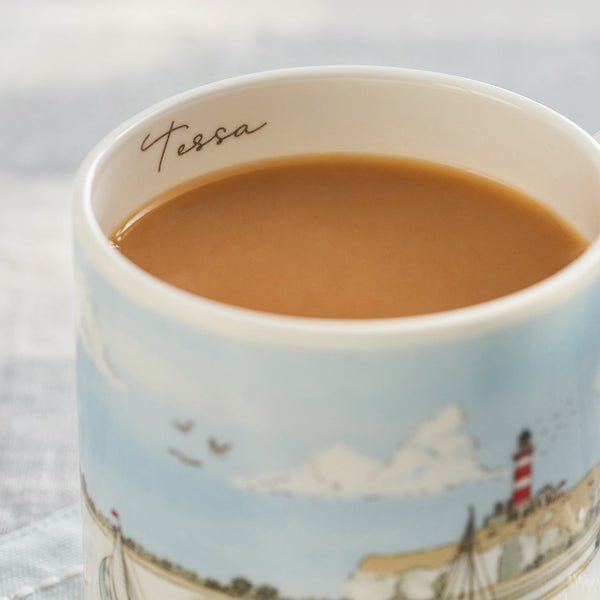 Sophie Allport Coastal Boats Scene Mug