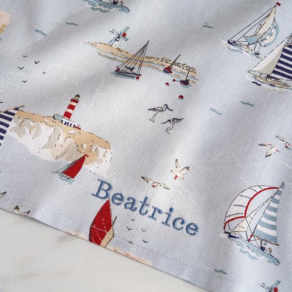 Sophie Allport Coastal Boats Tea Towel