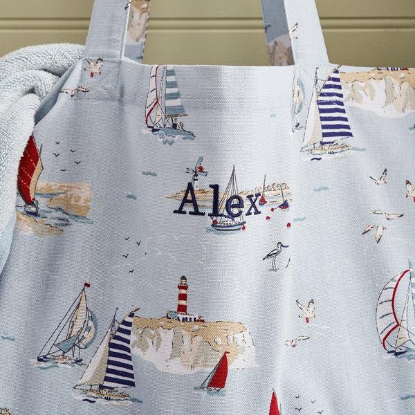 Sophie Allport Coastal Boats Tote Bag