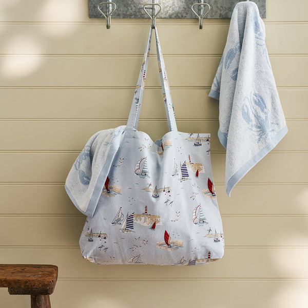 sophie allport Coastal Boats Tote Bag