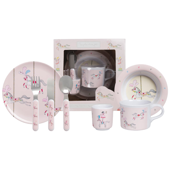 sophie allport Fairground Ponies Kids Melamine Set