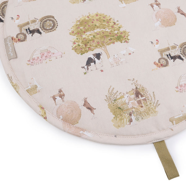 Sophie Allport Farm Friends Circular Hob Cover