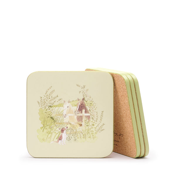 Sophie Allport Farm Friends Coasters (Set Of 4)