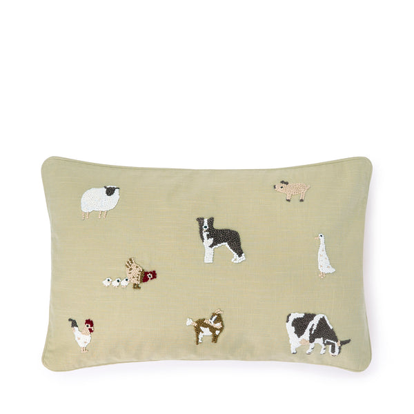 Sophie Allport Farm Friends Embroidered Cushion
