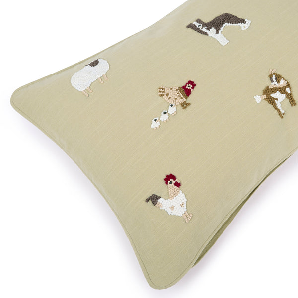 Sophie Allport Farm Friends Embroidered Cushion